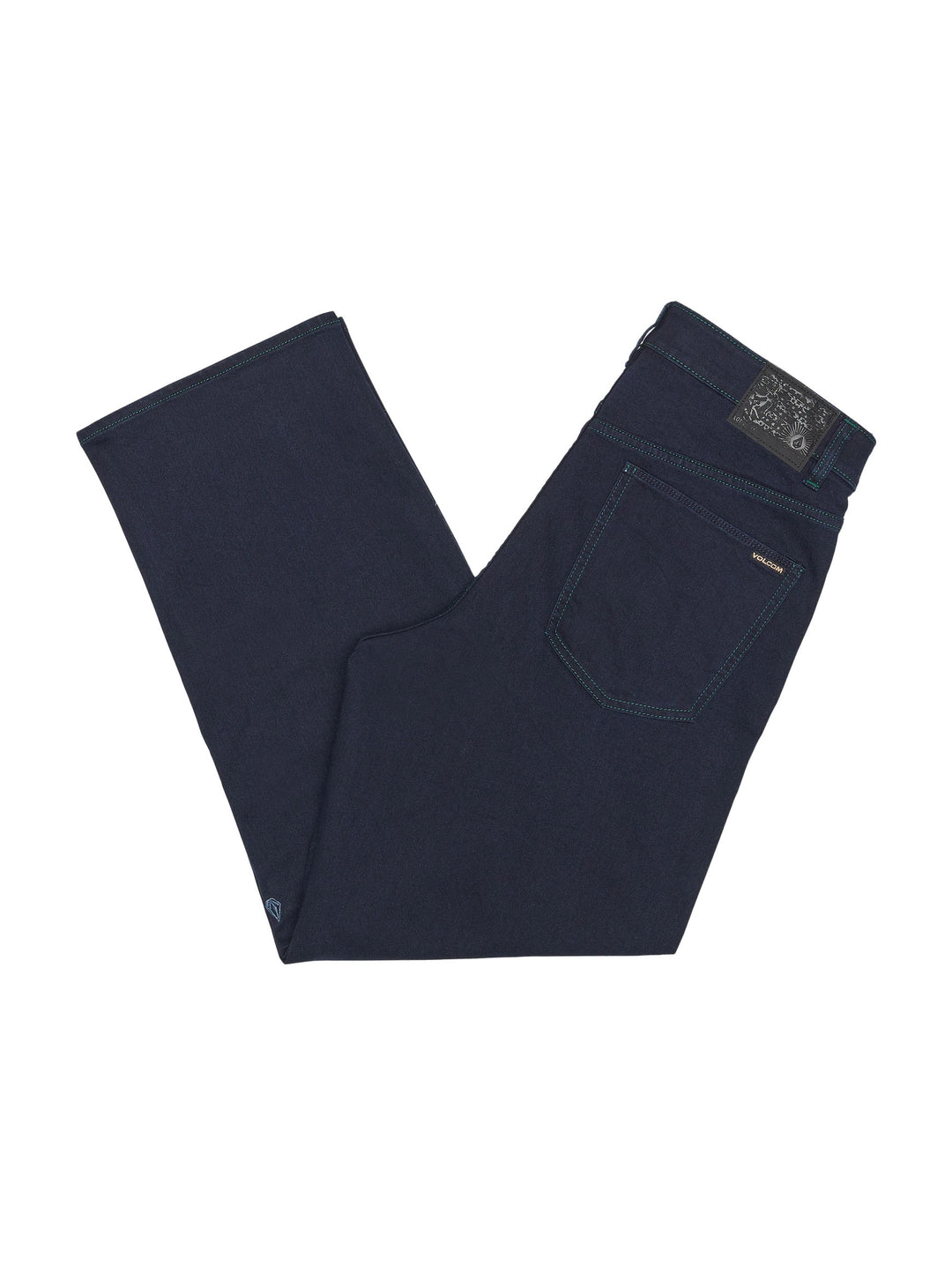 Volcom Billow Loose Fit Denim Jeans - Blue Rinse