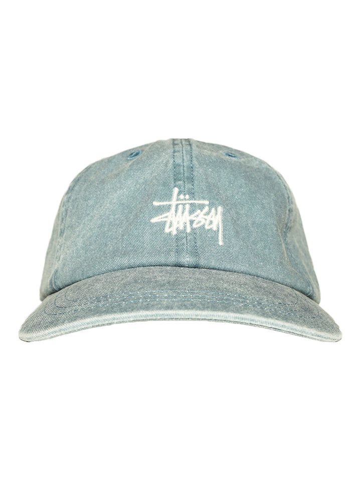 Stussy Low Profile Basic Washed Cap - Lagoon