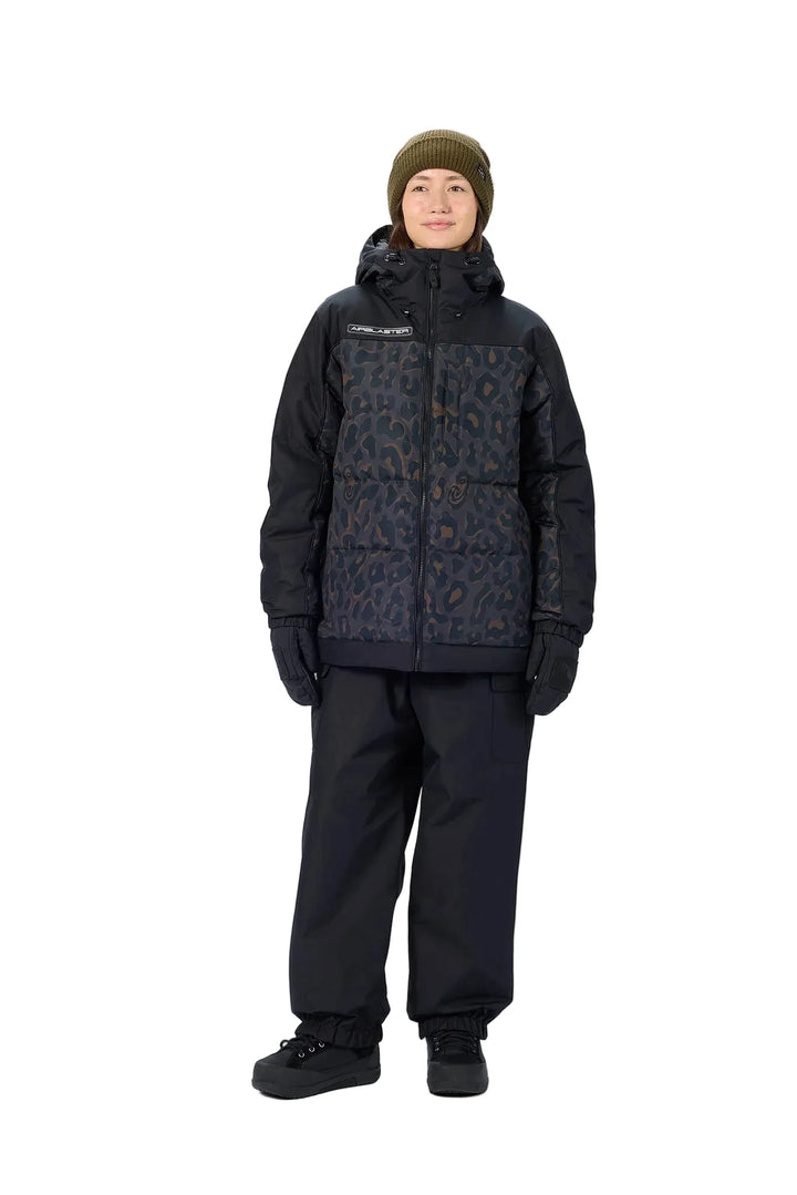 2027 AIrblaster Womens Freedom Down Jacket - Black Leopard
