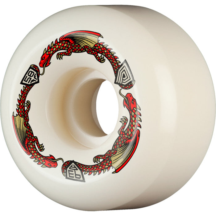 Powell Dragon Red 93a - 58mm x 33mm