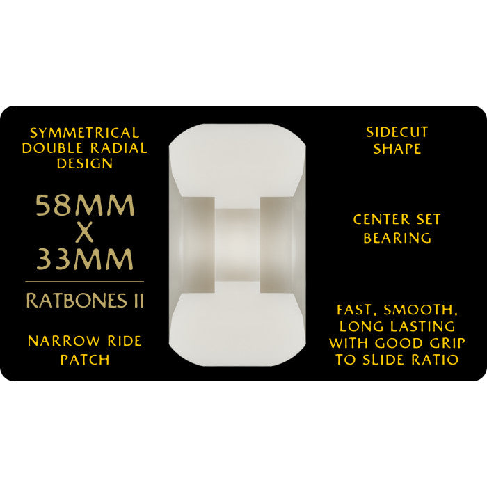 Powell Dragon Yellow 95a - 58mm x 33mm