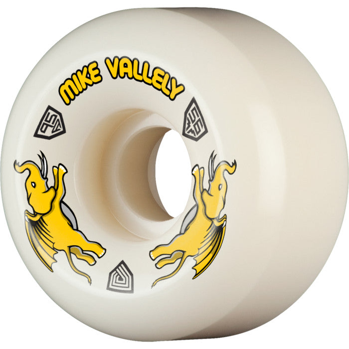 Powell Dragon Formula Yellow 95a Vallely - 56mm x 36mm
