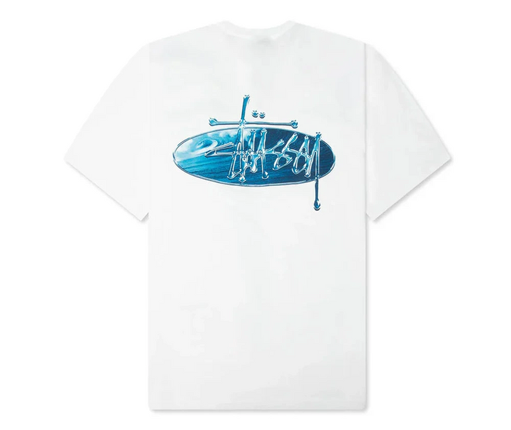 Stussy Wave Oval Tee - White