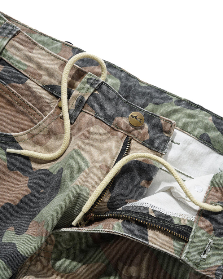 Butter Weathergear Denim Jeans - Woodland Camo