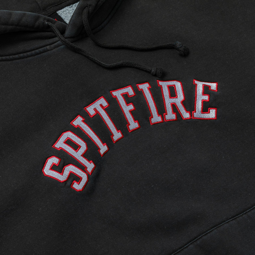 Spitfire Lil Bighead Hoodie - Black Vintage Wash