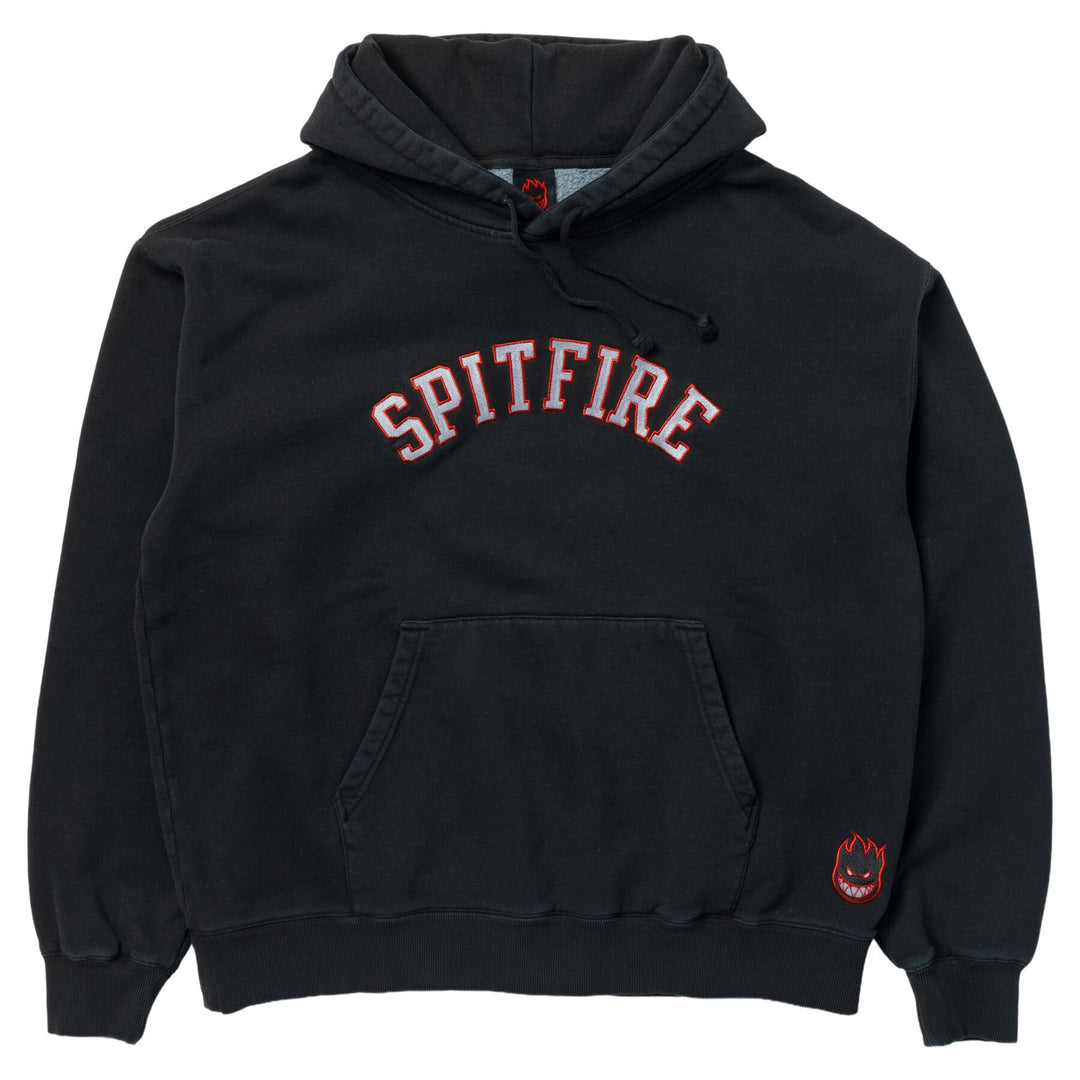 Spitfire Lil Bighead Hoodie - Black Vintage Wash