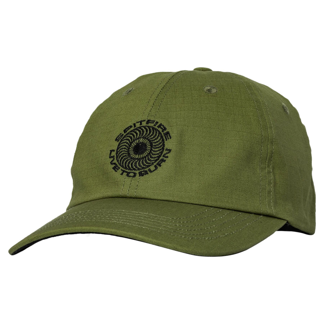 Spitfire Classic 87 Swirl Snapback - Olive / Black