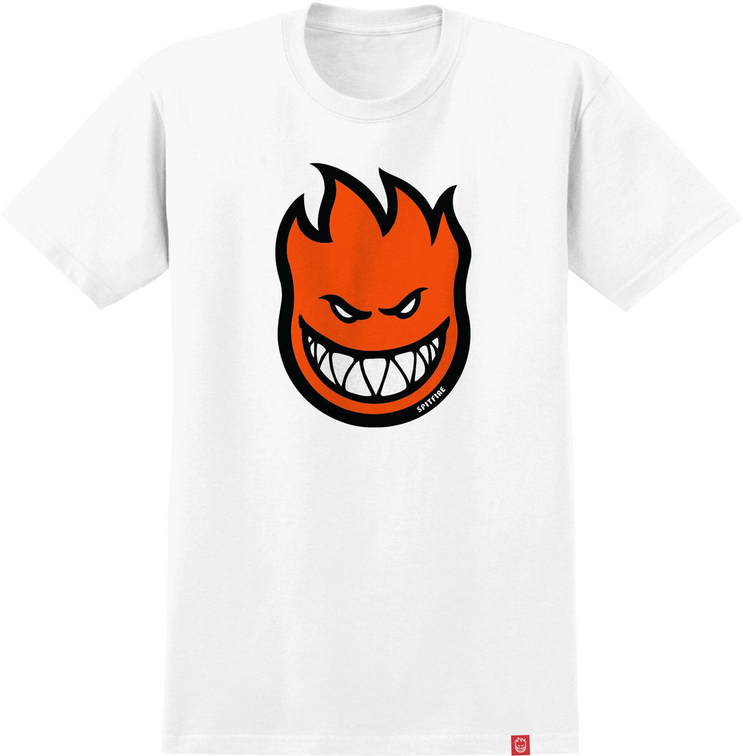 Spitfire Youth Bighead Full Tee - White / Orange