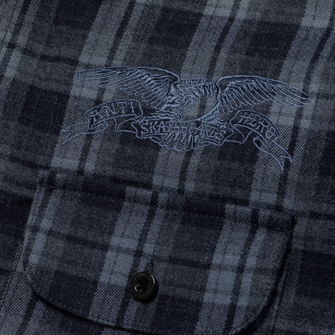 Anti-Hero Hecho PR Skate Jacket - Navy Plaid