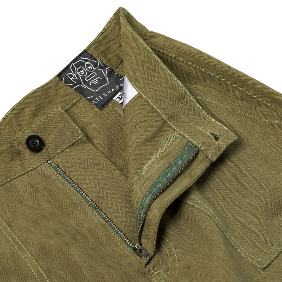 Krooked Eyes Pants - Fatigue Olive