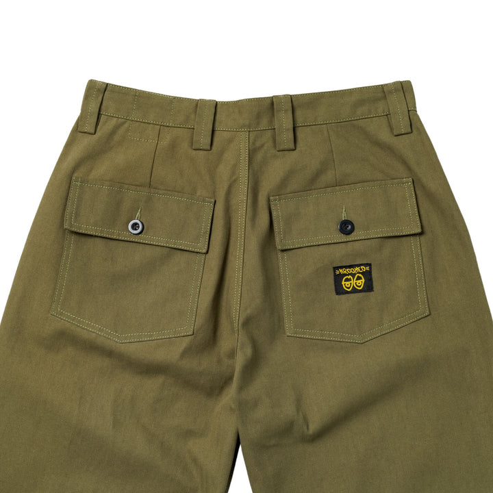 Krooked Eyes Pants - Fatigue Olive