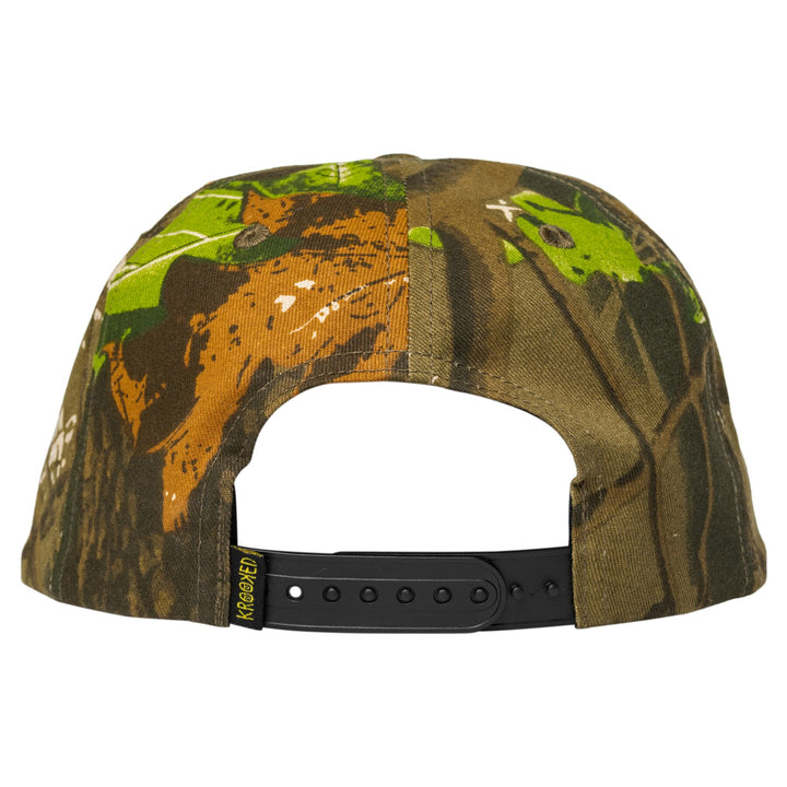 Krooked Eyes Camo Snapback - Tree Camo