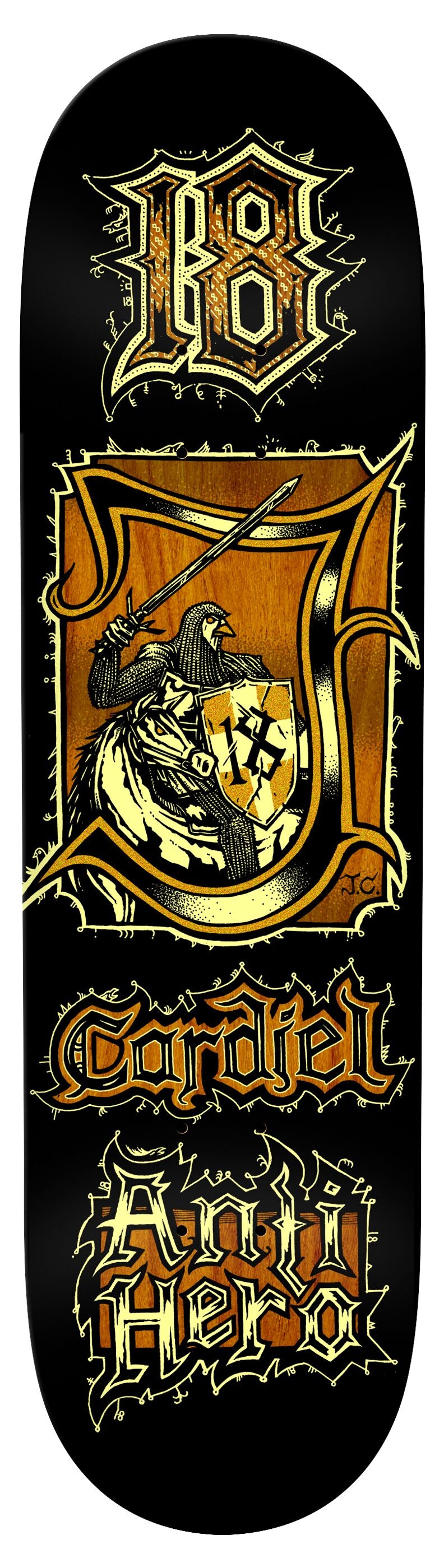 Anti Hero Cardiel Medieval Deck - 8.62