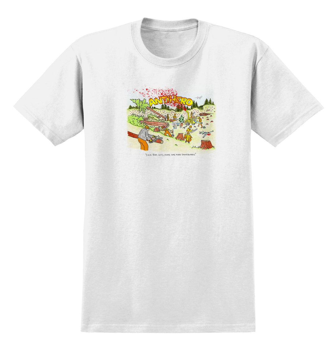 Anti Hero Porous Deforestation Tee - White