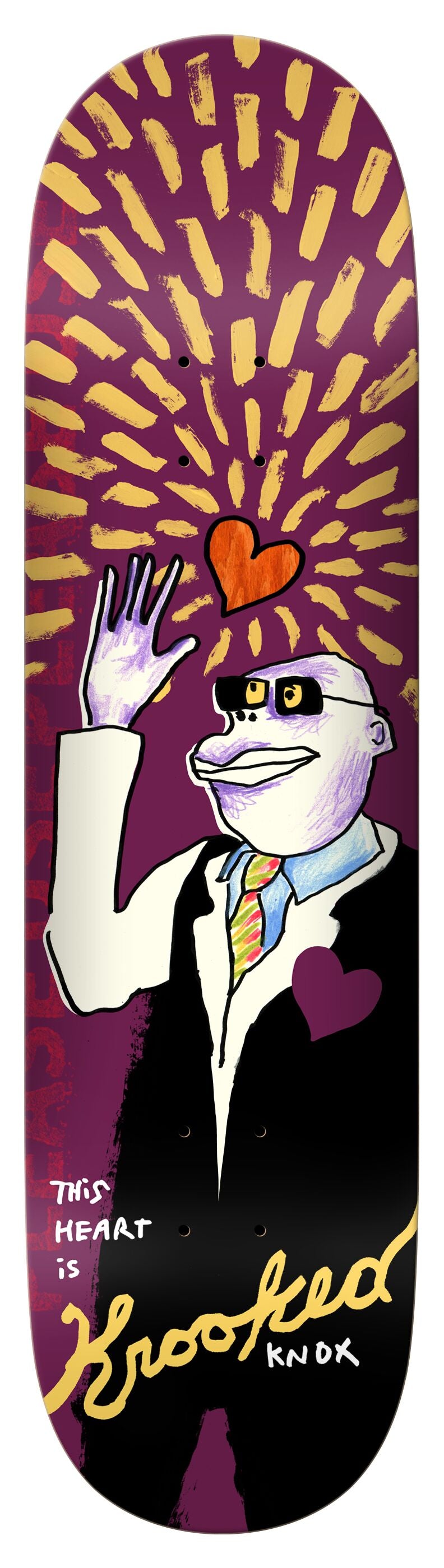 Krooked Knox This Heart Deck - 8.5