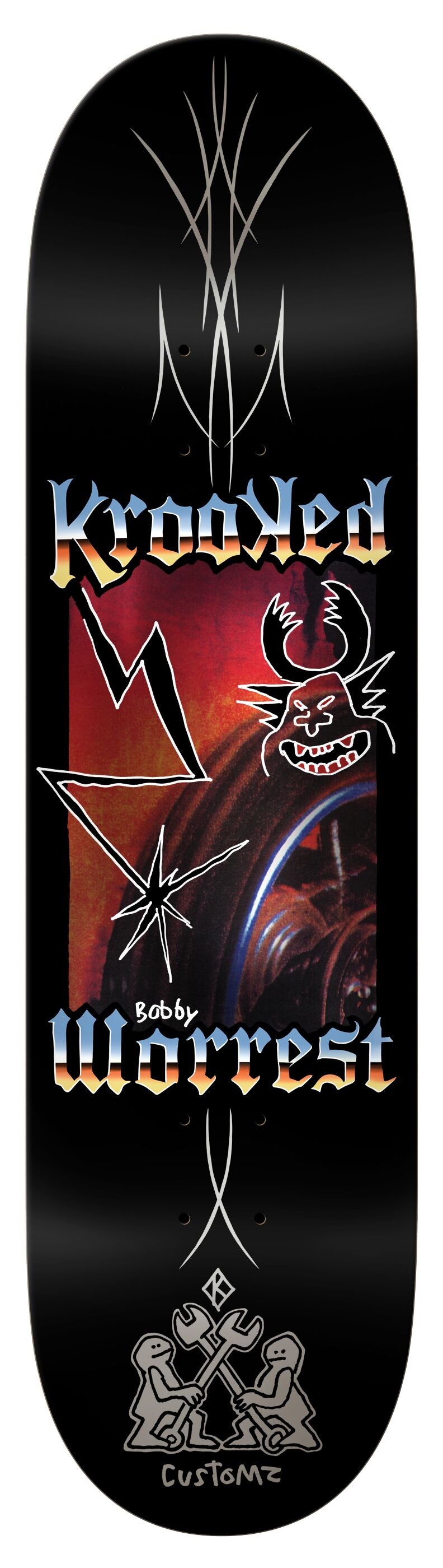 Krooked Worrest Charm Slick Deck - 8.3 TT