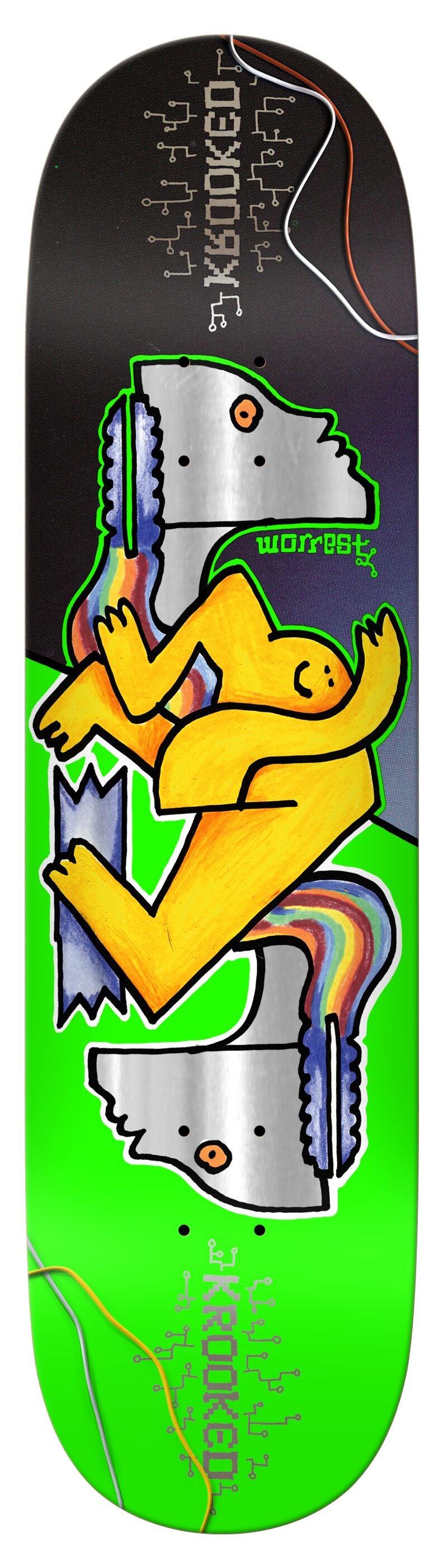 Krooked Worrest Neon Rob Slk - 8.3