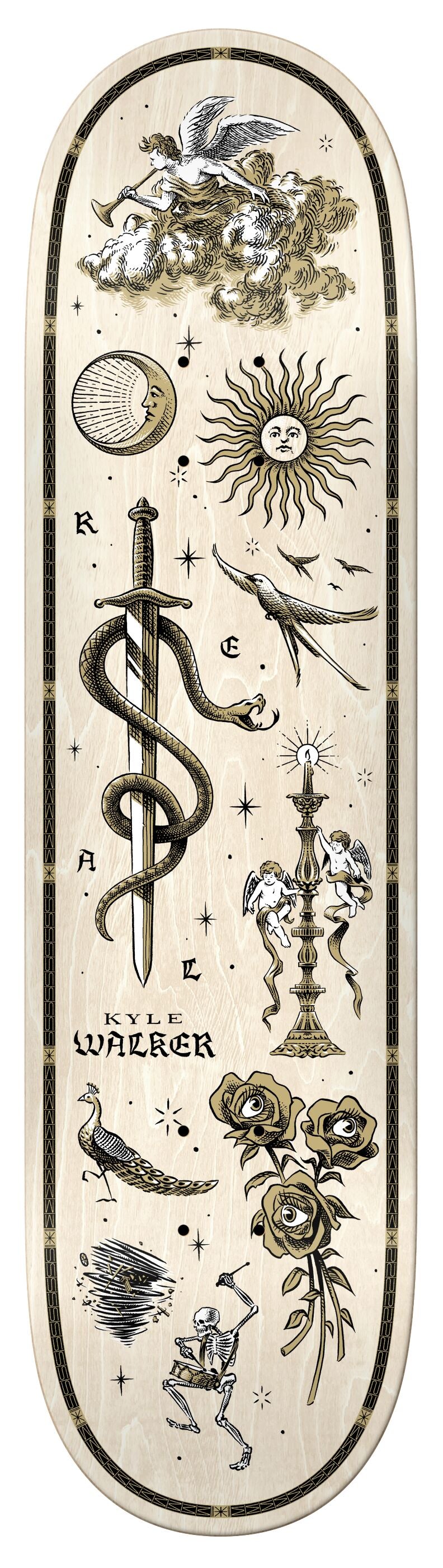 Real Kyle Engraved Deck - 8.38