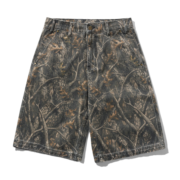 Butter Work Shorts - Forest Camo