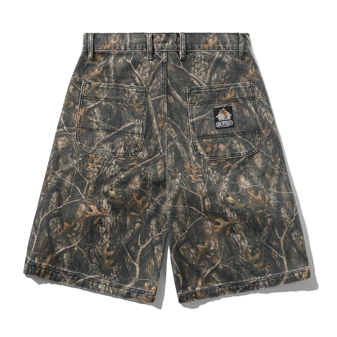 Butter Work Shorts - Forest Camo