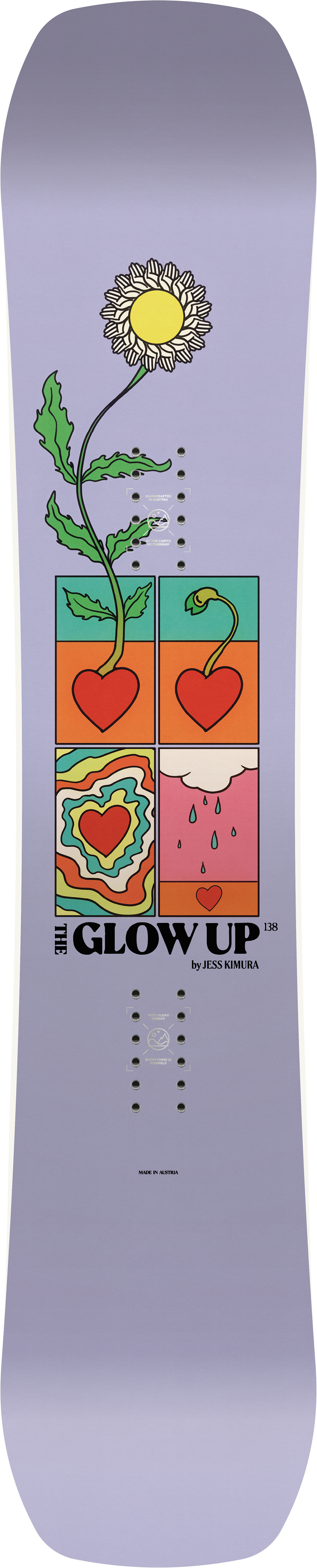 2027 Capita Glow Up by Jess Kimura Snowboard - 138cm