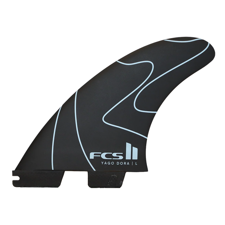 FCS II Yago Dora PC Tri Fins Flux Large