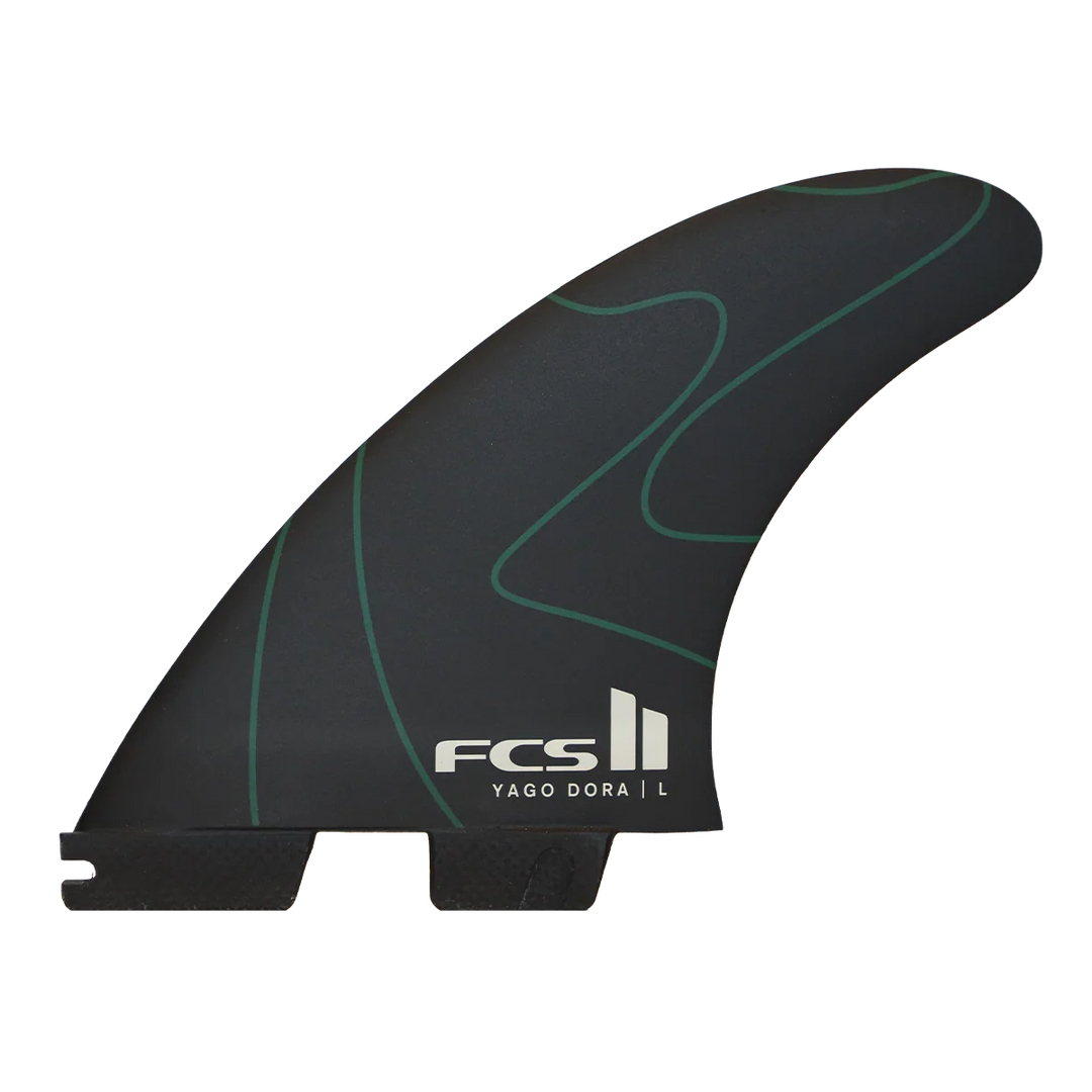 FCS II Yago Dora PC Tri Fins Pulse Green Medium