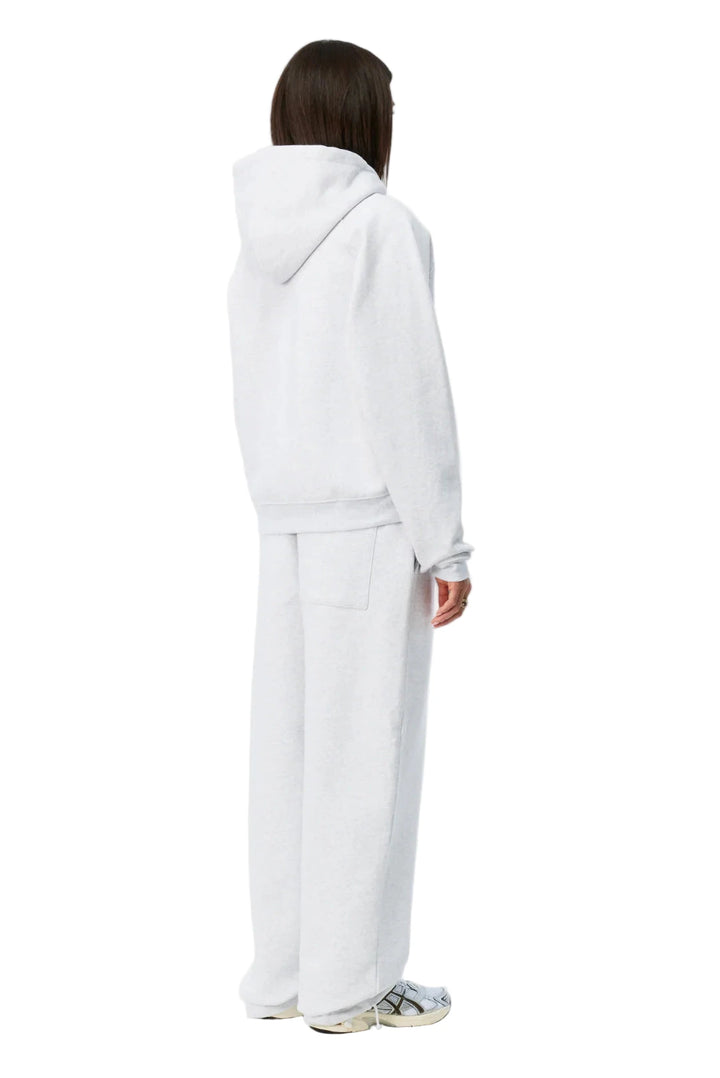 Dime Cursive Small Logo Zip Hood - Ash