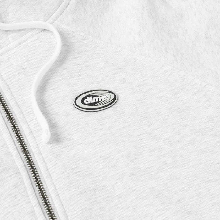 Dime Marathon Zip Hoodie - Ash