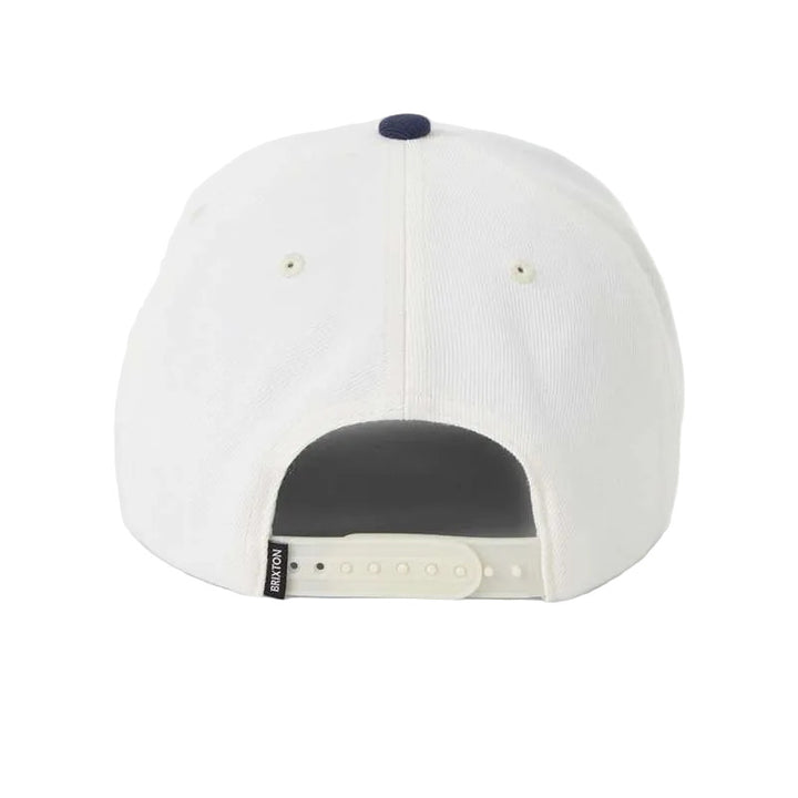 Brixton Crest MP Snapback - Wax Paper / Navy
