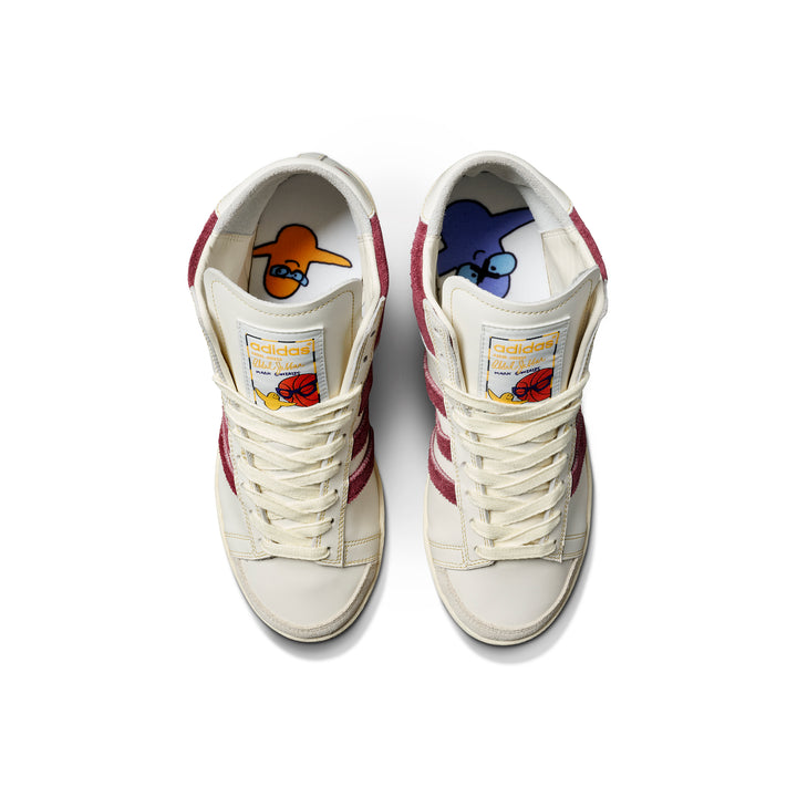 Adidas Jabbar Hi x Gonz - Chalk White / Shadow Red