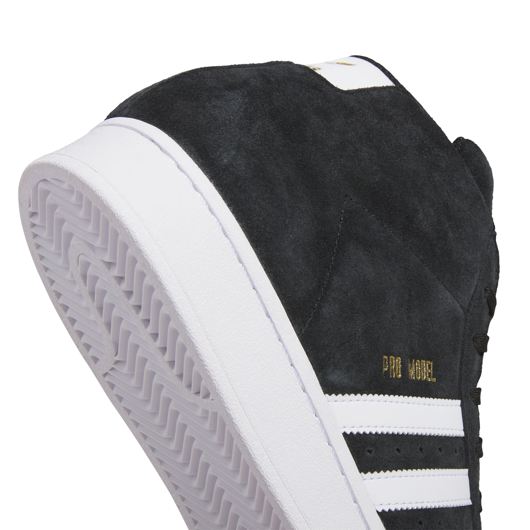 Adidas Pro Model ADV - Core Black / White / Gold – Civil Adidas Pro Model ADV - Core Black / White / Gold – Civil