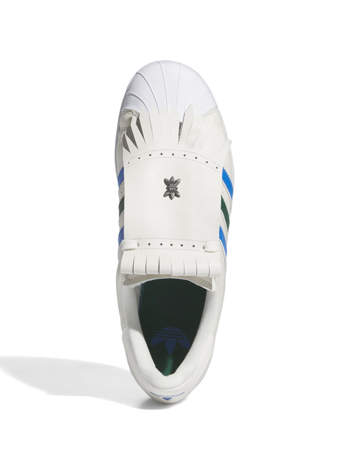 Adidas Superstar Golf SL Rolling Links - Chalk White / Collegiate Green / Bluebird