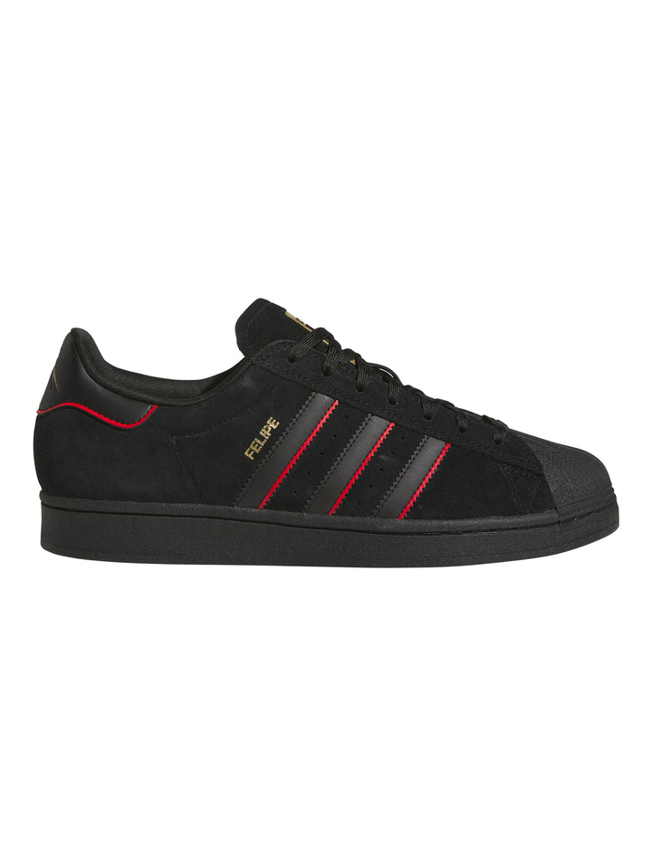 Adidas Superstar x Felipe Gustavo - Core Black / Better Scarlet