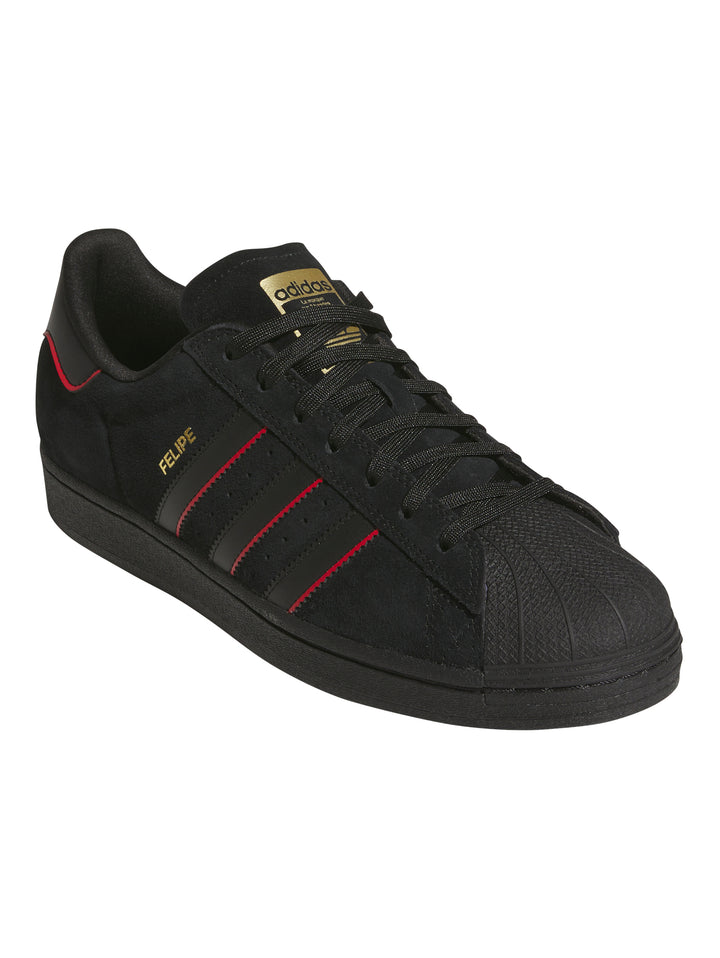 Adidas Superstar x Felipe Gustavo - Core Black / Better Scarlet