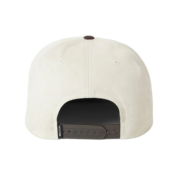 Brixton Catch and Release Snapback - Off White / Brown