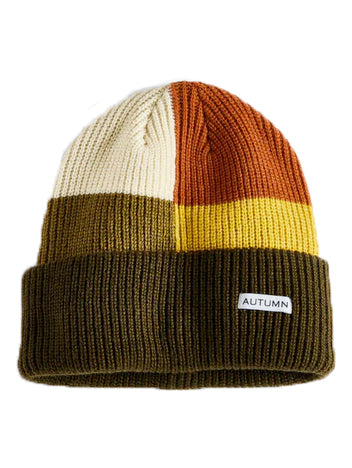 Autumn Select Patchwork Beanie - Army