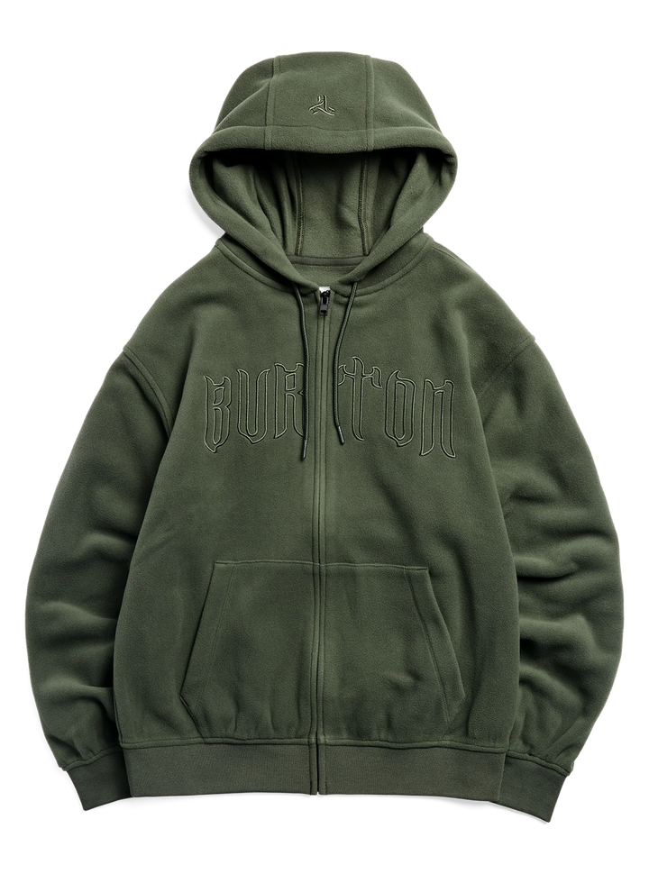 2027 Burton 2000's Brushed Hoodie - Stinkbug Green