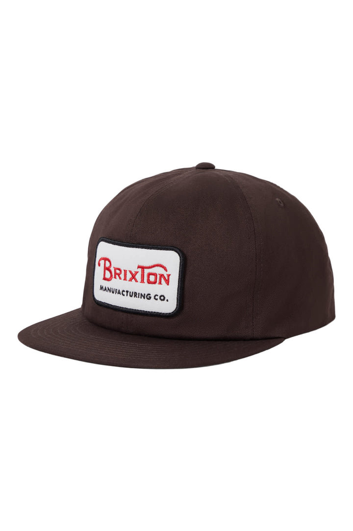 Brixton Grade HP Snapback - Pinecone Brown