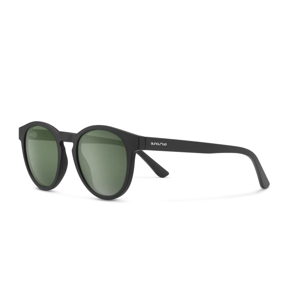Suncloud Barnes - Matte Black / Gray Green