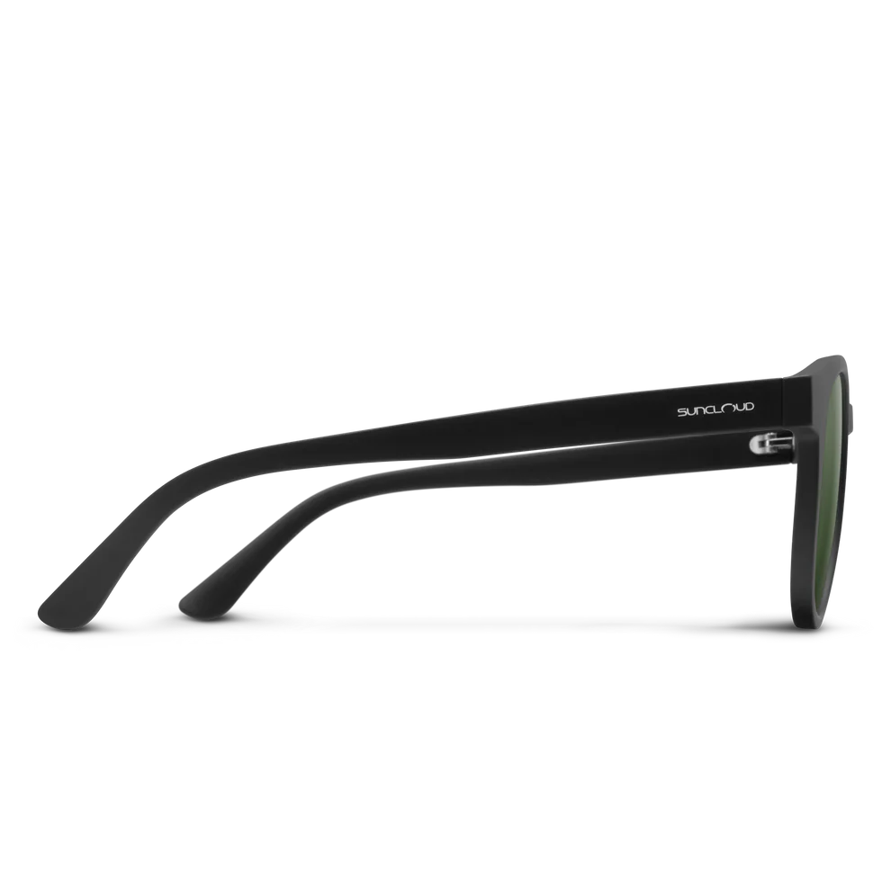 Suncloud Barnes - Matte Black / Gray Green