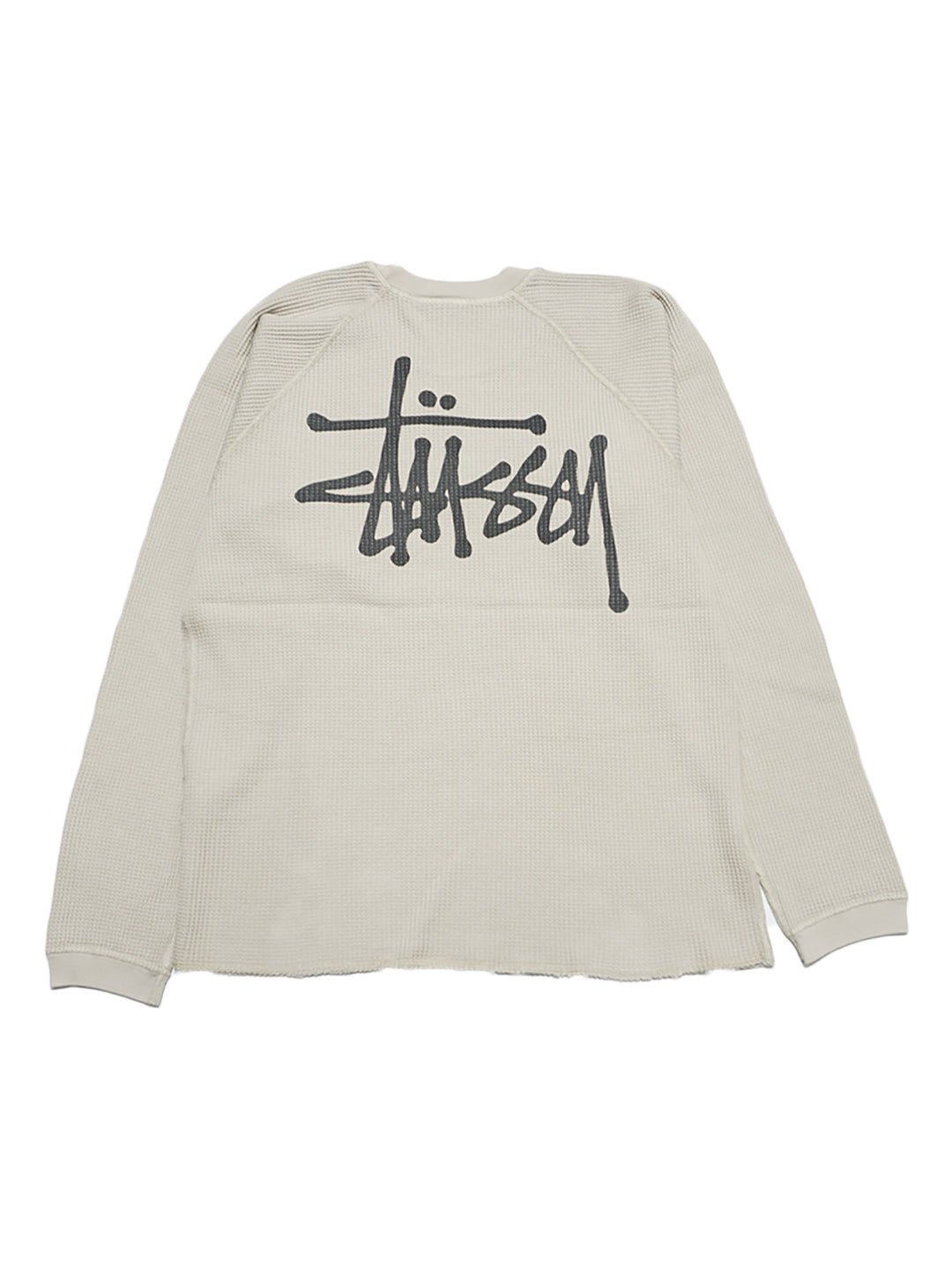 Stussy Raglan Thermal LS Crew - Bone