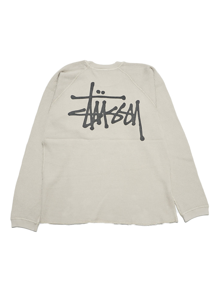 Stussy Raglan Thermal LS Crew - Bone