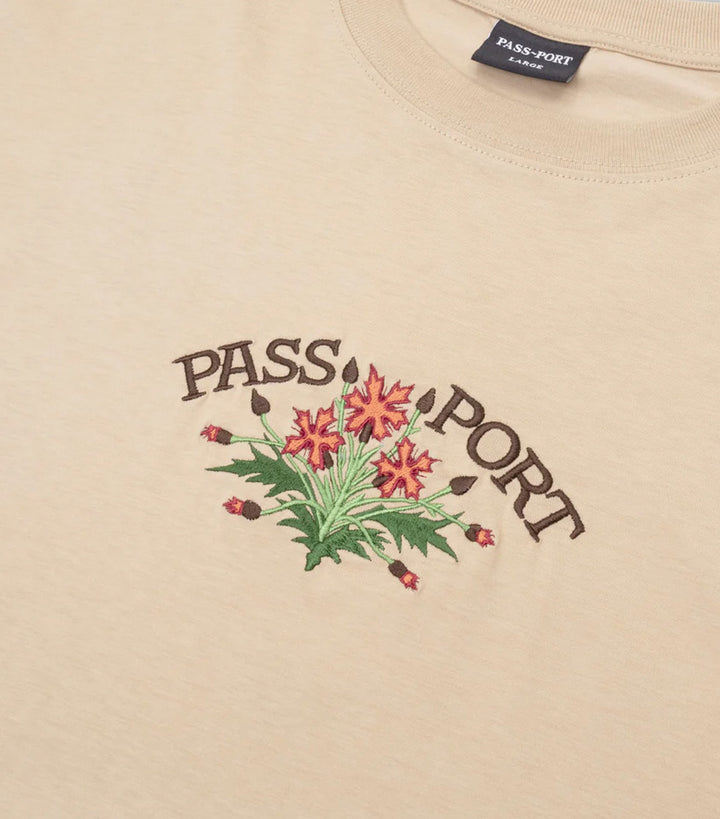 Pass-Port Bloom Organic Tee - Sand