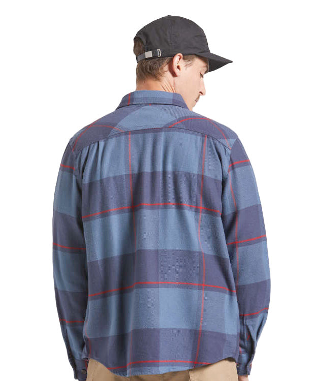 Brixton Bowery Flannel - Bering Sea / Mood Indigo / Adrenaline Rush