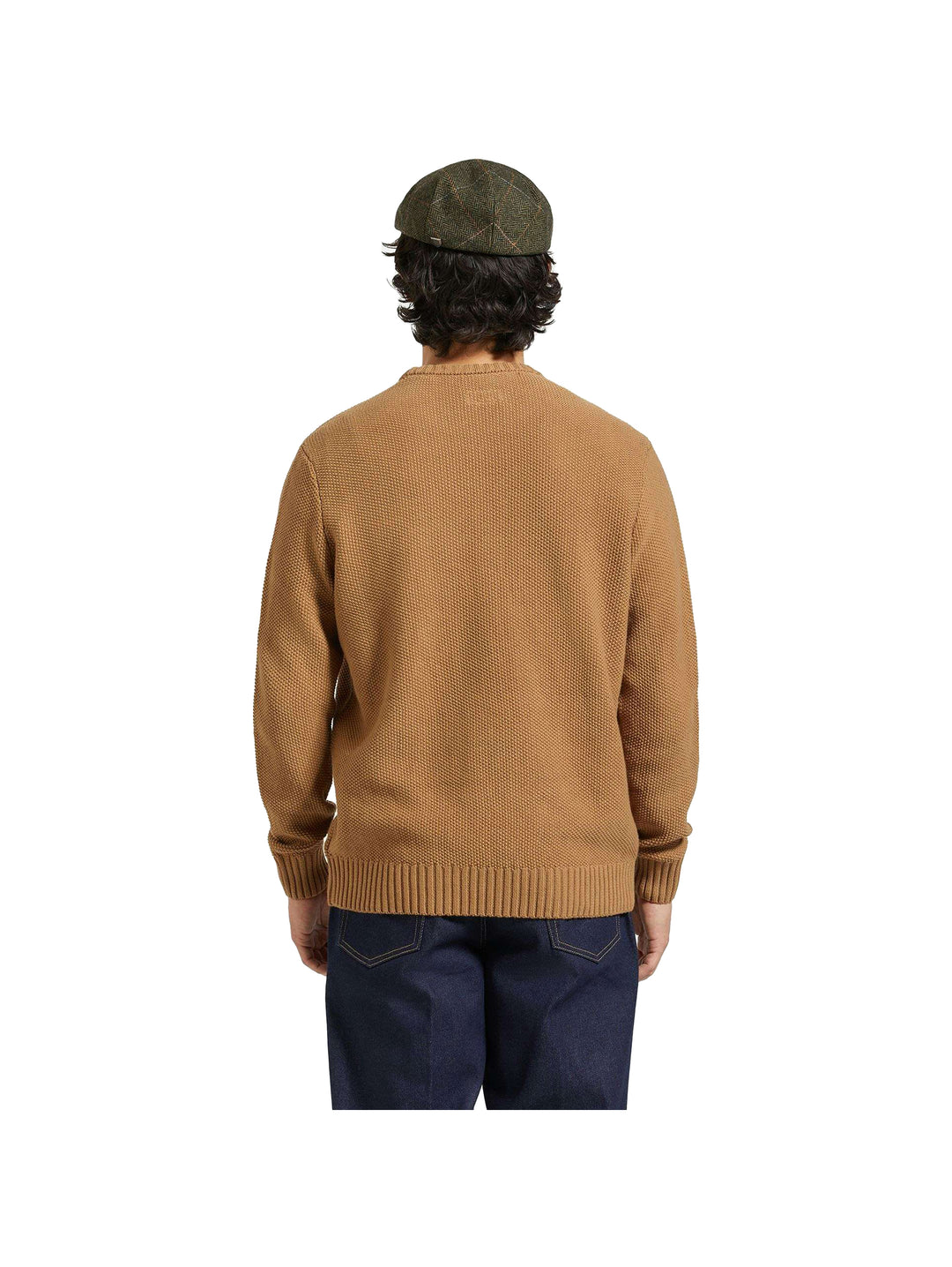 Brixton Jacques Waffle Knit Sweater - Tiger's Eye