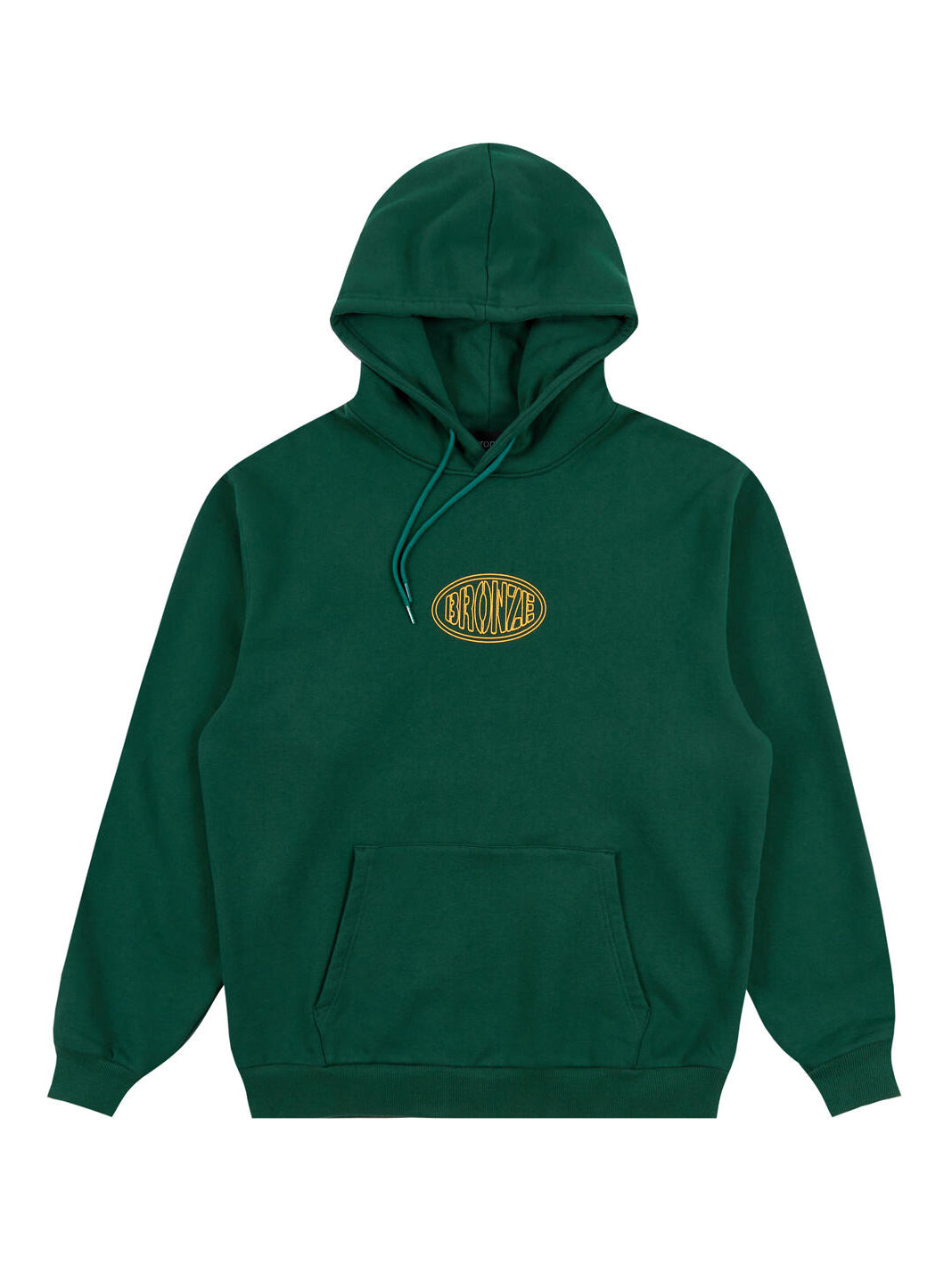 Bronze Oval Hoody - Green