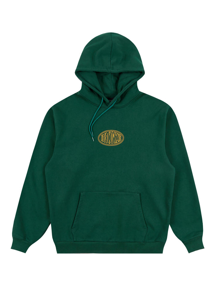 Bronze Oval Hoody - Green