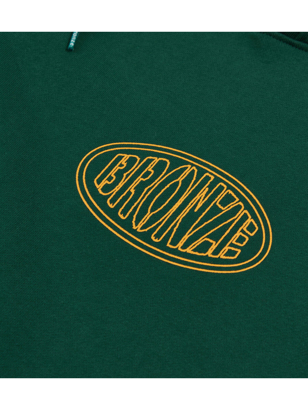 Bronze Oval Hoody - Green