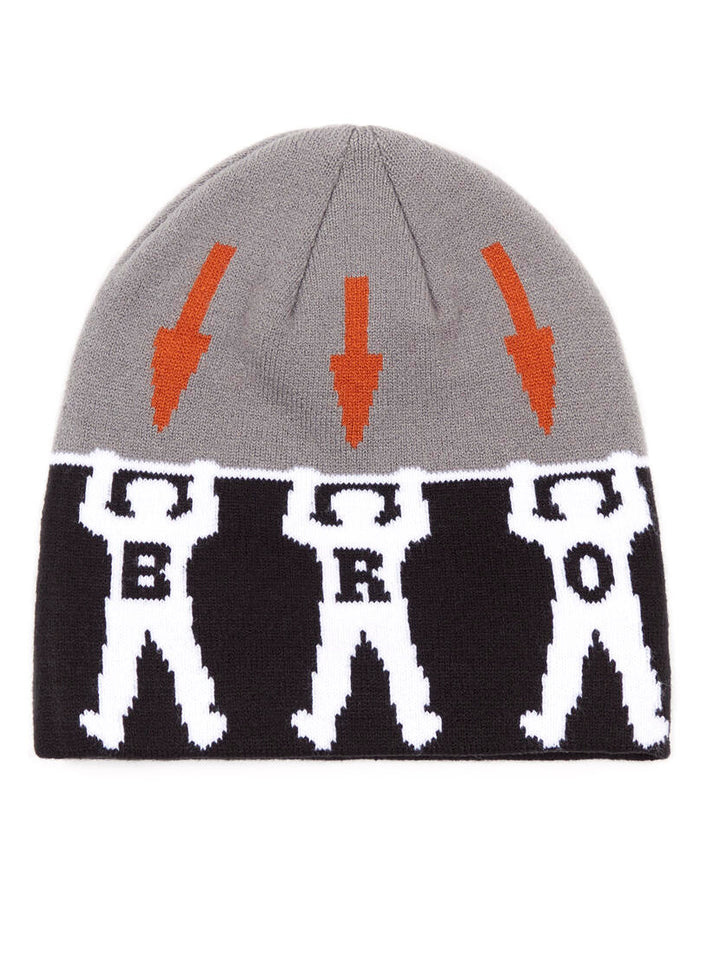 Bronze Arrow Skully Beanie - Black